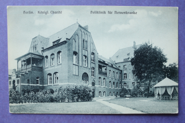 Ansichtskarte AK Berlin 1910-1920 Königliche Charite Poliklinik für Nervenkranke Ortsansicht Architektur